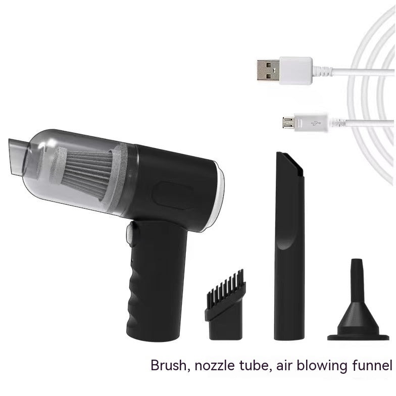 3 in 1 Portable Vacuum Cleaner Duster Blower Air Pump Wireless Handheld Clean Microscopic dust Like Car, Home, Computer, Laptop, Flower, Mirror Vehicle Interior Cleaner