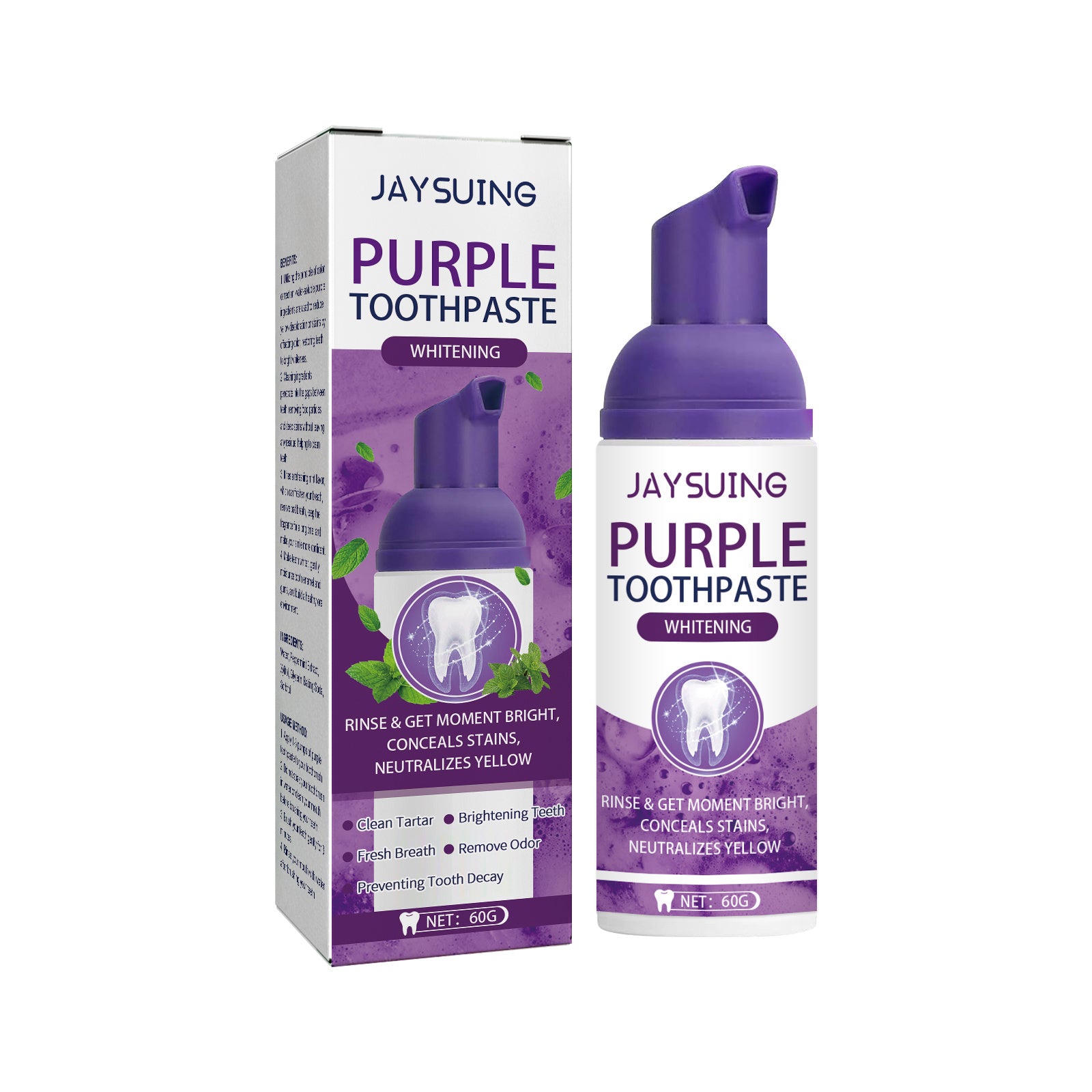 Jaysuing Purple Toothpaste
