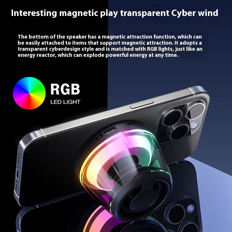 Portable Wireless Light Bluetooth Magnetic Mini Speaker