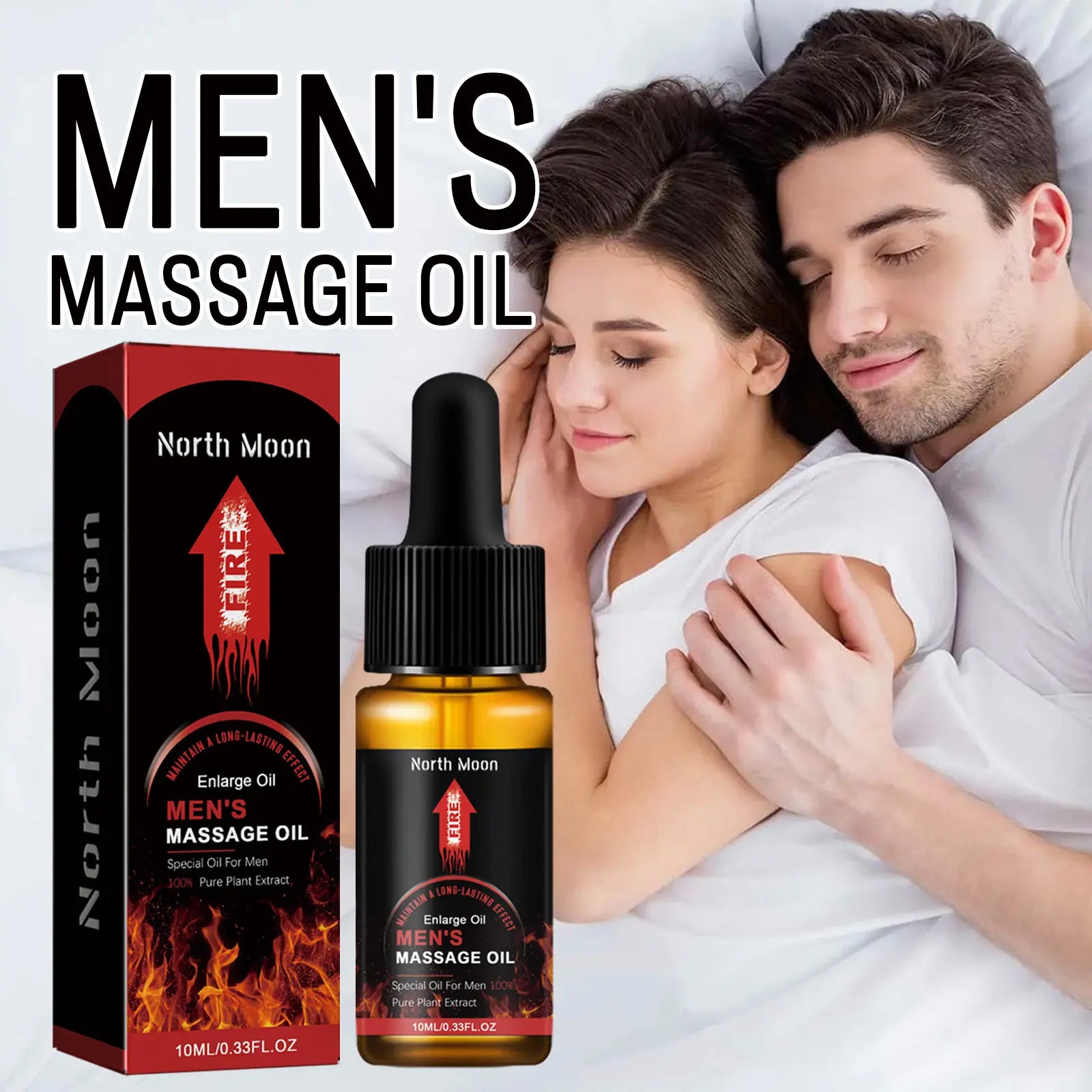 10ml Men Dig Penis Enlargement Oil for Men Quick Erection Massage Dick Enlarge Oil