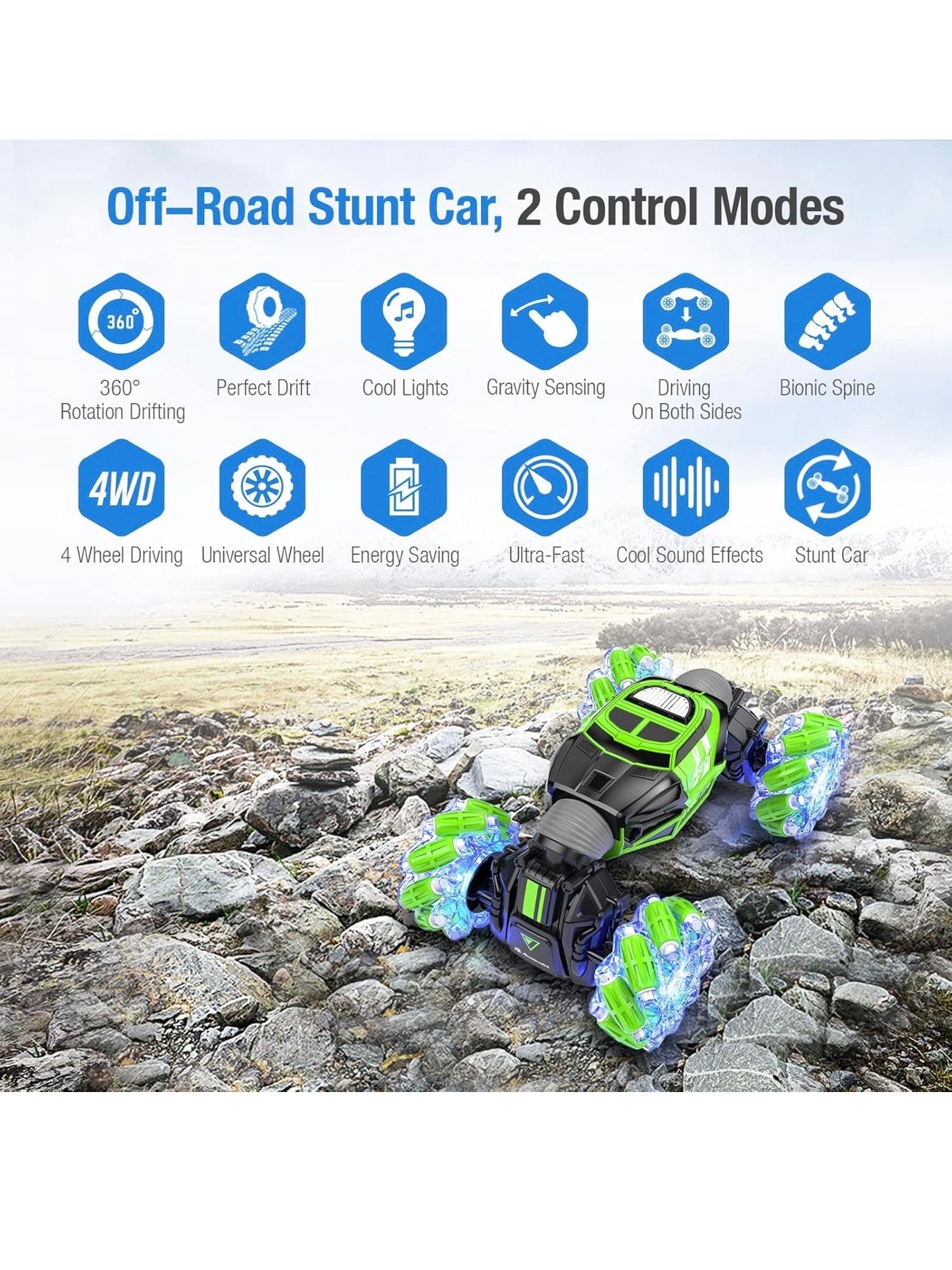 4WD Hand RC Stunt Car