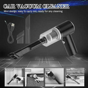 Eloxee 3IN1 Portable Car Vacuum Cleaner with Blower | USB Rechargeable Wireless Handheld Car Vacuum Cleaner Traveling, Camping Reusable,Portable,Rechargeable (3 in 1 CAR Vacuum)