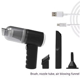 3 in 1 Portable Vacuum Cleaner Duster Blower Air Pump Wireless Handheld Clean Microscopic dust Like Car, Home, Computer, Laptop, Flower, Mirror Vehicle Interior Cleaner