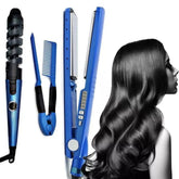 Titanium Alloy 3-in-1 Splint Hair Straightener,Curler